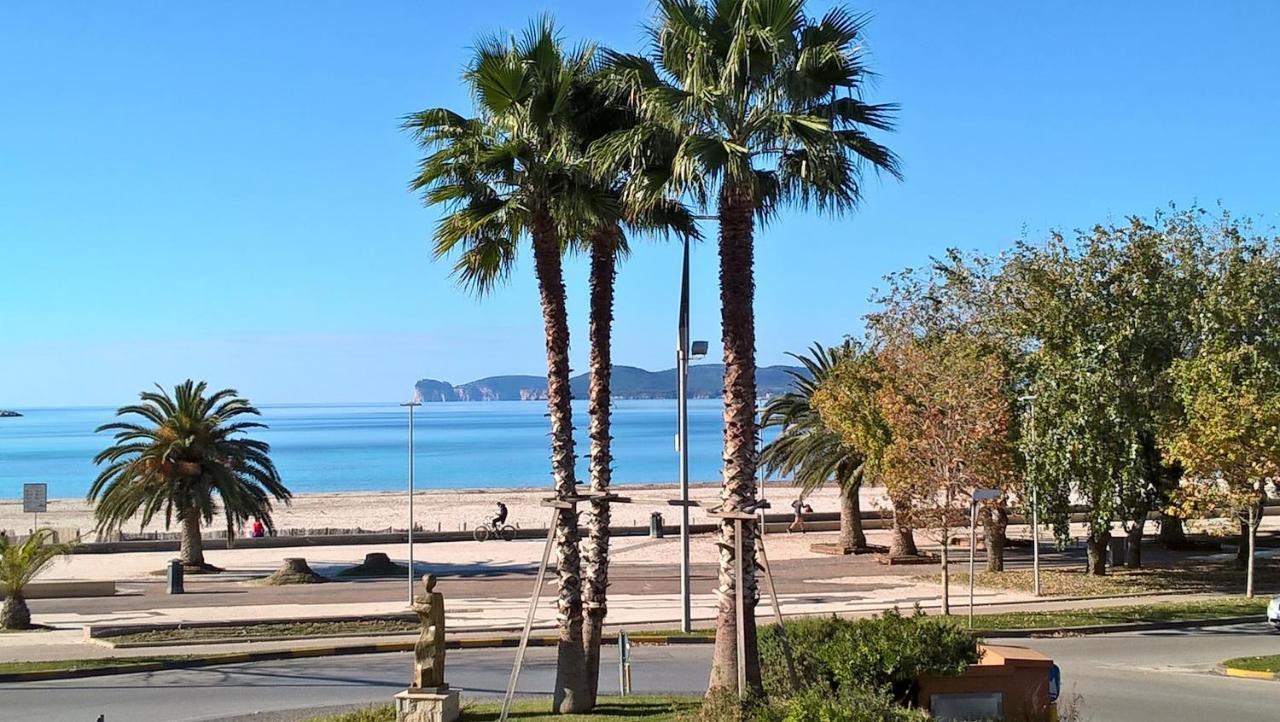 Orange Sunset, seaview&beach front Alghero Exterior foto